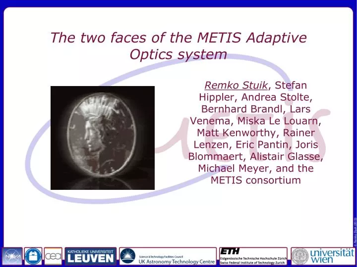 the two faces of the metis adaptive optics system