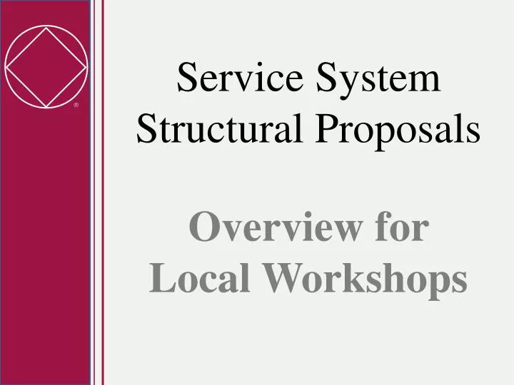 service system structural proposals