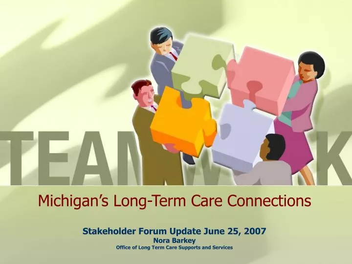 michigan s long term care connections