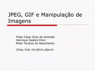 jpeg gif e manipula o de imagens