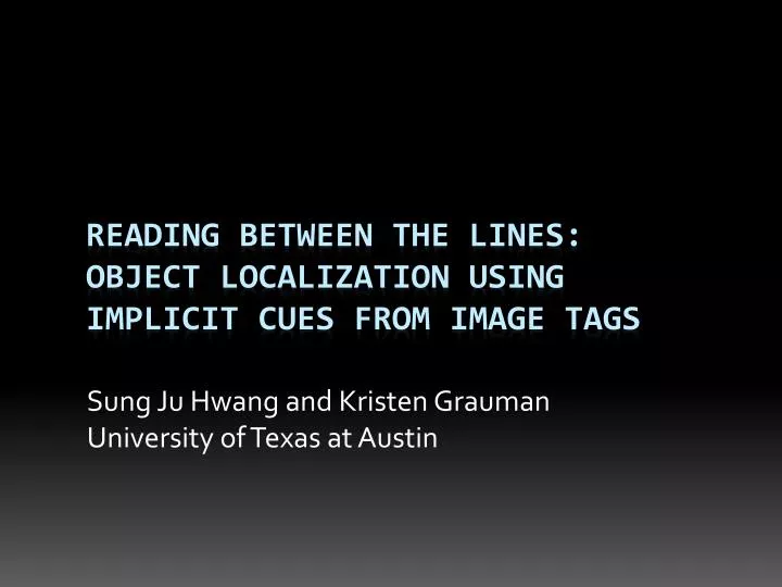 sung ju hwang and kristen grauman university of texas at austin