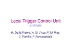 Local Trigger Control Unit prototype - slide 1