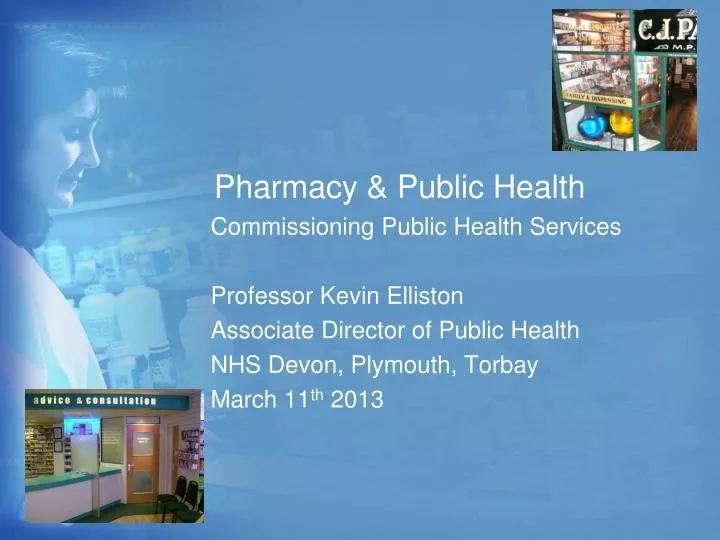 pharmacy public health