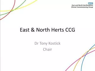 East &amp; North Herts CCG