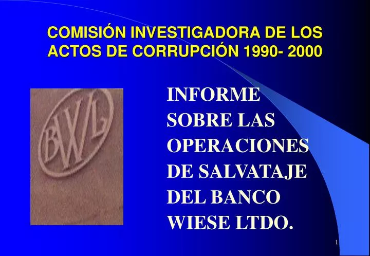 comisi n investigadora de los actos de corrupci n 1990 2000