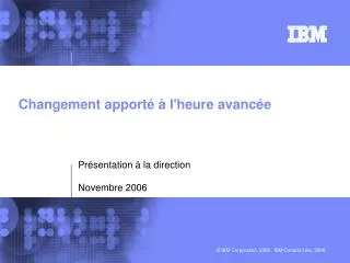 changement apport l heure avanc e