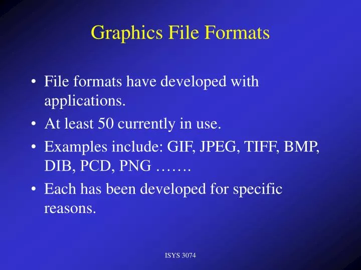 graphics file formats