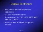 Graphics File Formats - slide 1