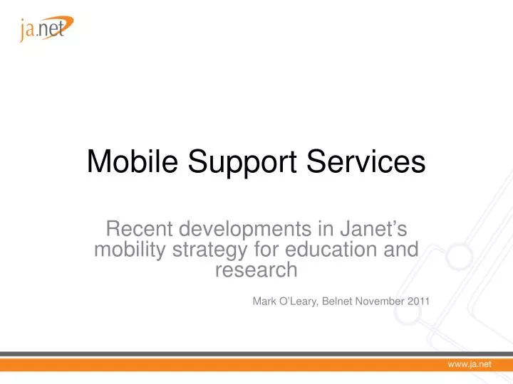 mobile support services