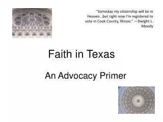 Faith in Texas