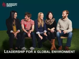 Leadership for a global environment