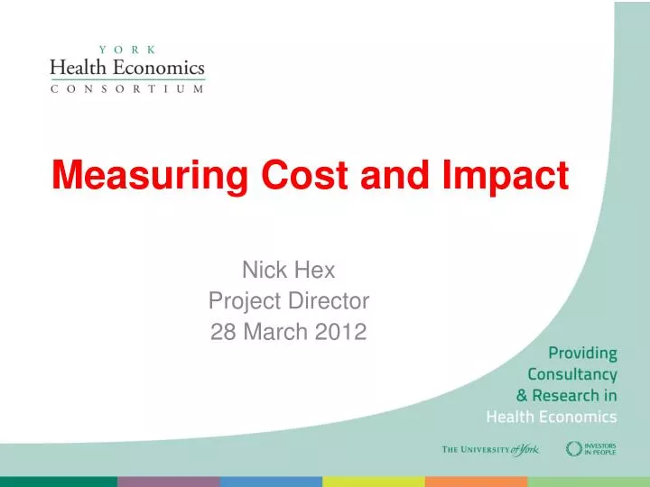 measuring cost and impact
