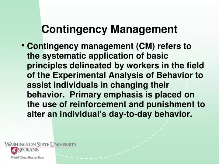 contingency management