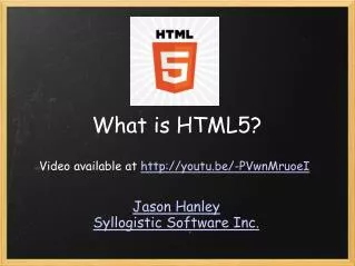 What is HTML5?