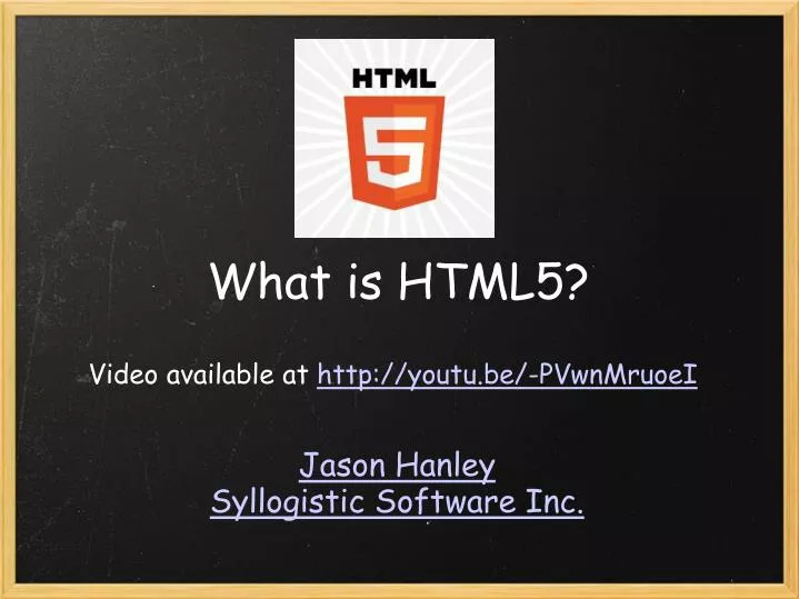what is html5
