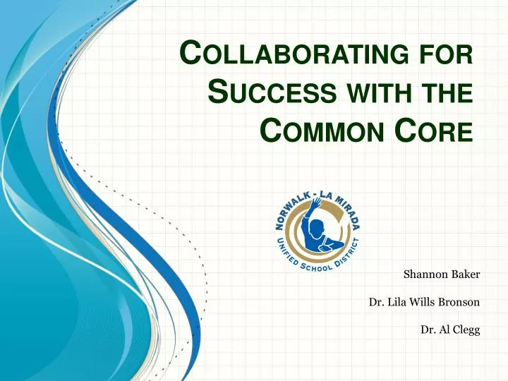 collaborating for success with the common core