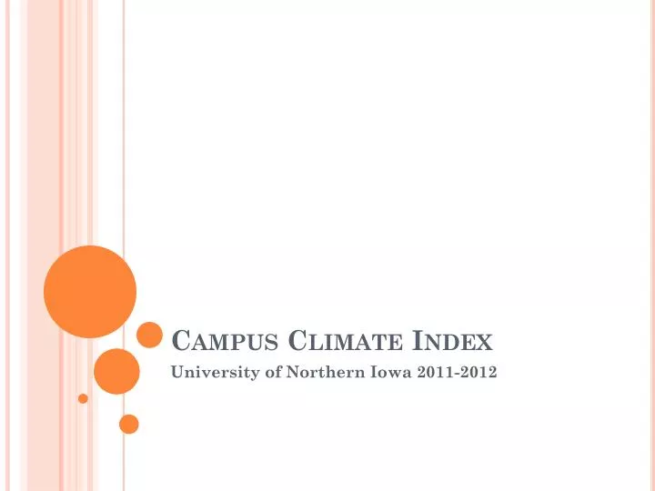 campus climate index