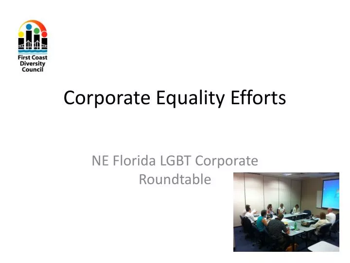 corporate equality efforts