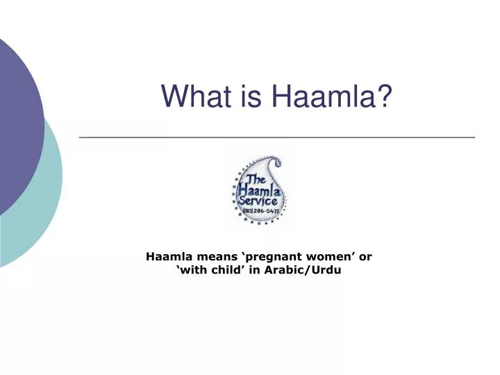 what is haamla