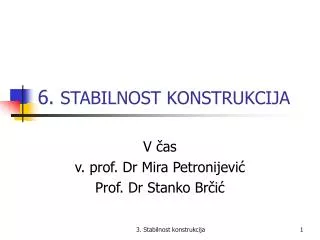 PPT - TEORIJA BETONSKIH KONSTRUKCIJA PowerPoint Presentation, Free ...