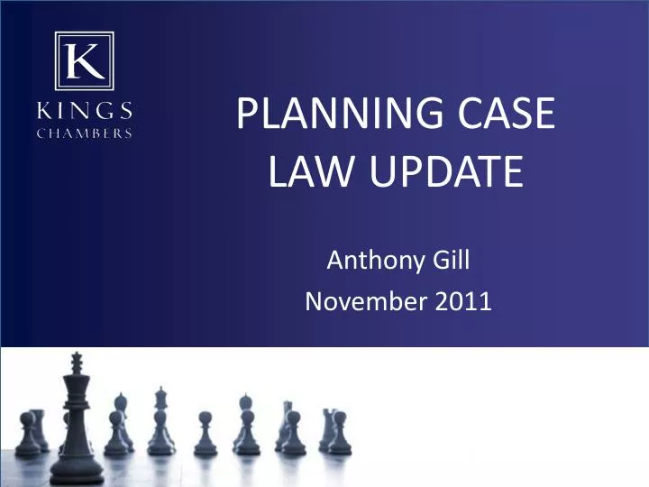 planning case law update