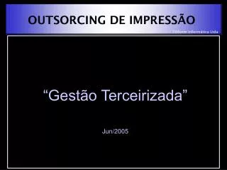 outsorcing de impress o