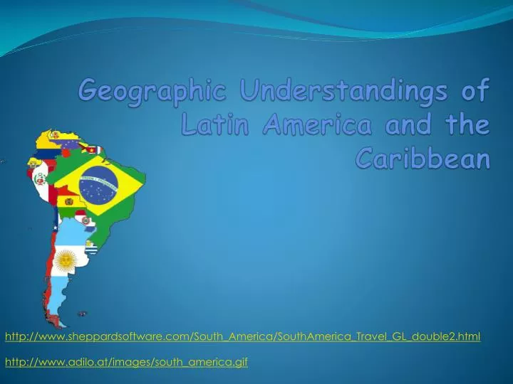 geographic understandings of latin america and the caribbean