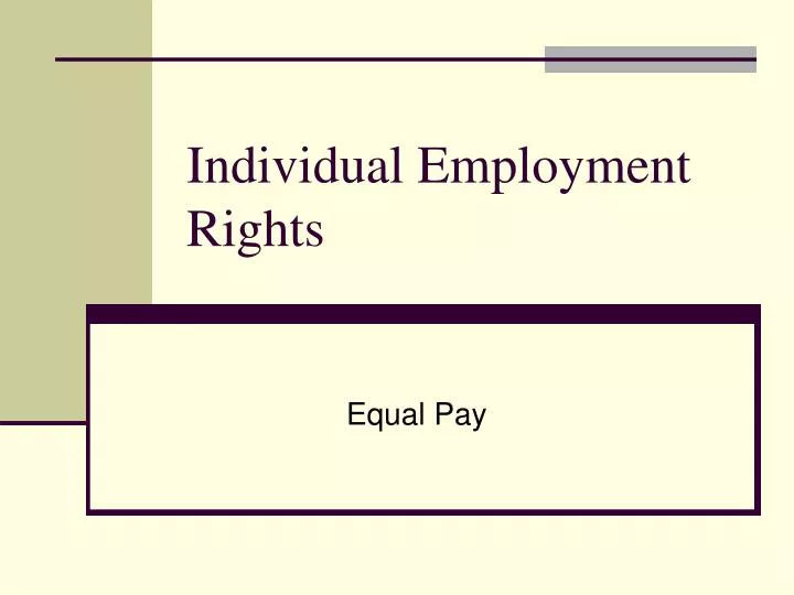 individual employment rights