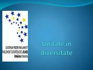 unitate n diversitate