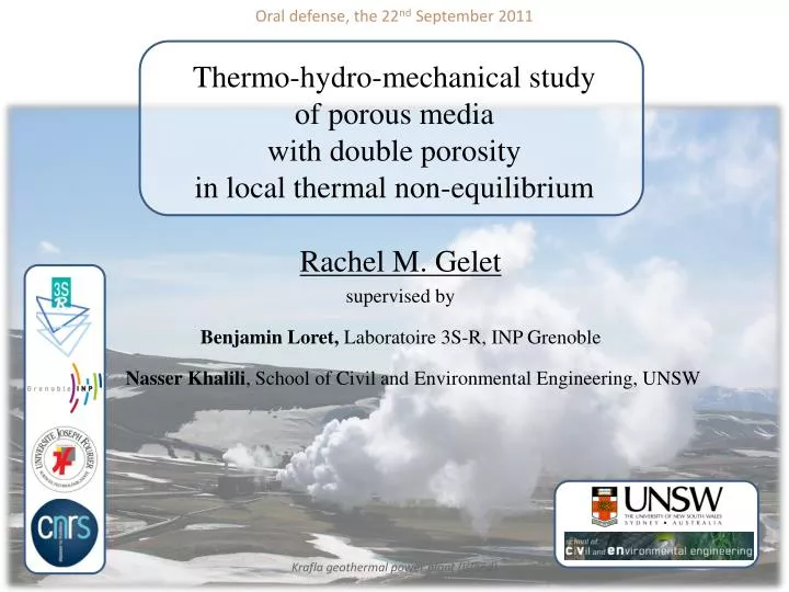 thermo hydro mechanical study of porous media with double porosity in local thermal non equilibrium