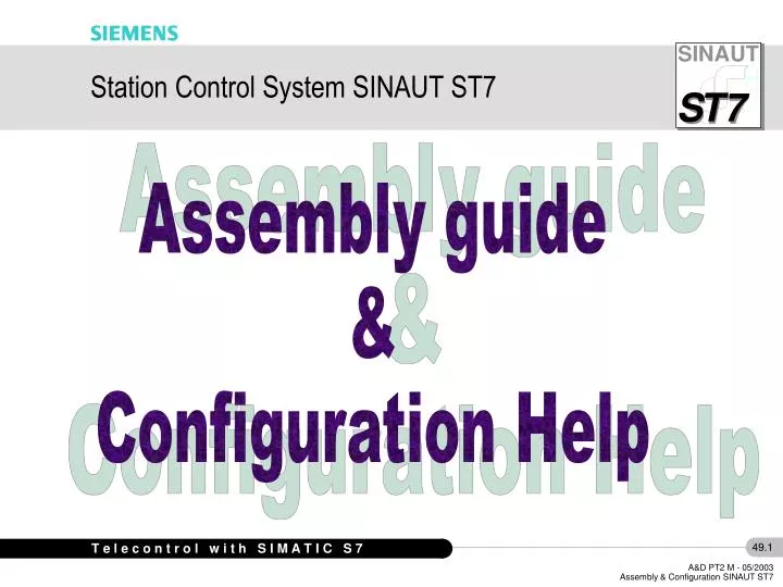 station control system sinaut st7