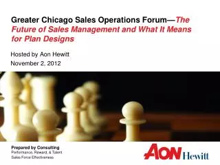 Hosted by Aon Hewitt November 2, 2012