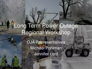 Long Term Power Outage Regional Workshop