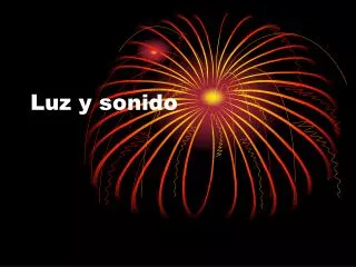 luz y sonido