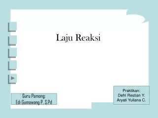 laju reaksi