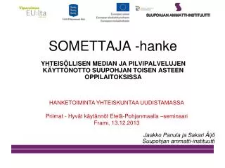 somettaja hanke