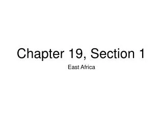 Chapter 19, Section 1