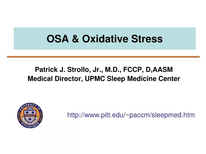 osa oxidative stress