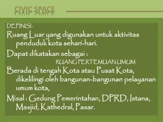 civic space