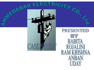 AHMEDABAD ELECTRICITY CO., Ltd.