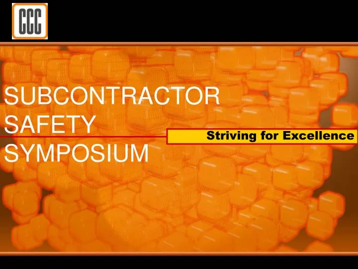 subcontractor safety symposium