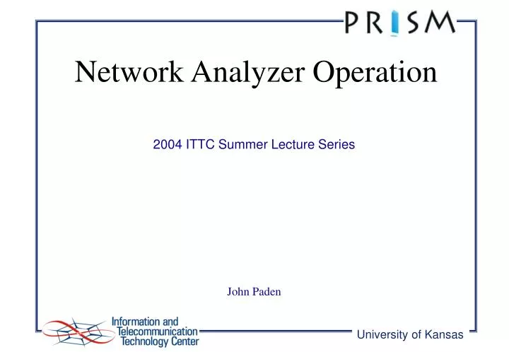network analyzer operation