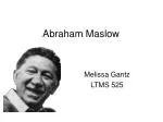 Abraham Maslow - slide 1