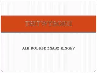 jak dobrze znasz king