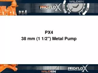 PX4 38 mm (1 1/2&quot;) Metal Pump