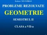 PROBLEME REZOLVATE - slide 1