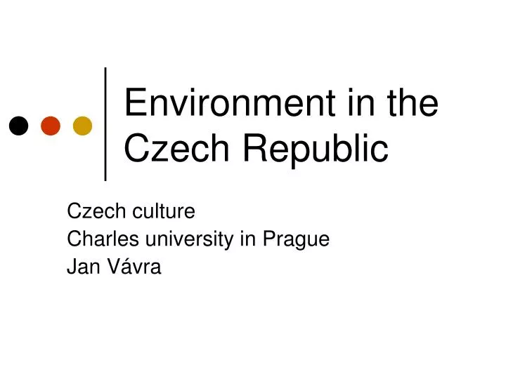 environment in the czech republic