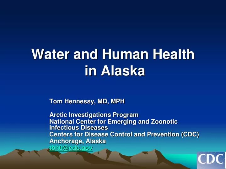 water and human health in alaska