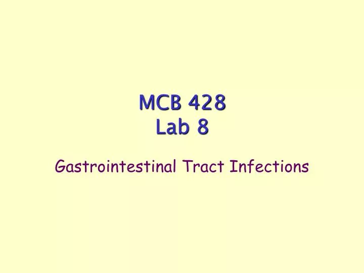 mcb 428 lab 8