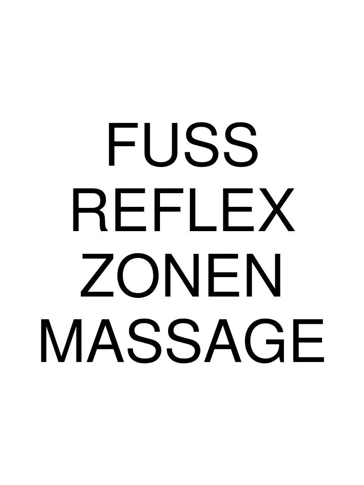 fuss reflex zonen massage